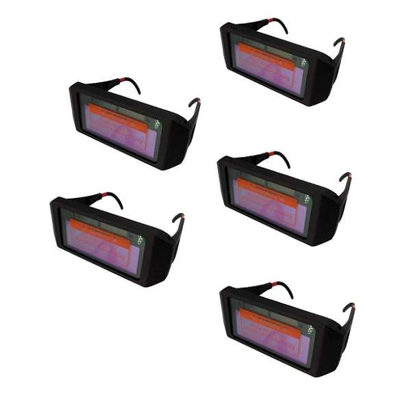 عینک جوشکاری مدل اتومات بسته 5 عددی