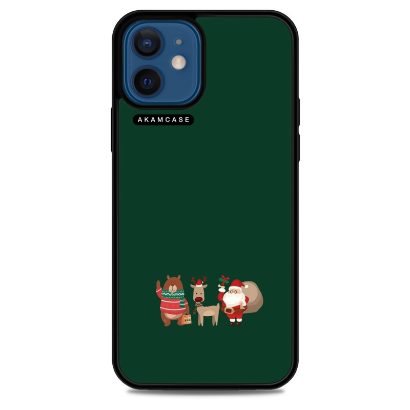 کاور آکام مدل AMCWA12M-CHRISTMAS3 مناسب برای گوشی موبایل اپل iPhone 12 Mini