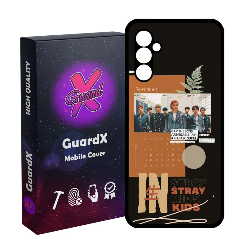 کاور گارد ایکس طرح Stray Kids مدل Glass10688 مناسب برای گوشی موبایل سامسونگ Galaxy A24/A24 4G/M34 5G