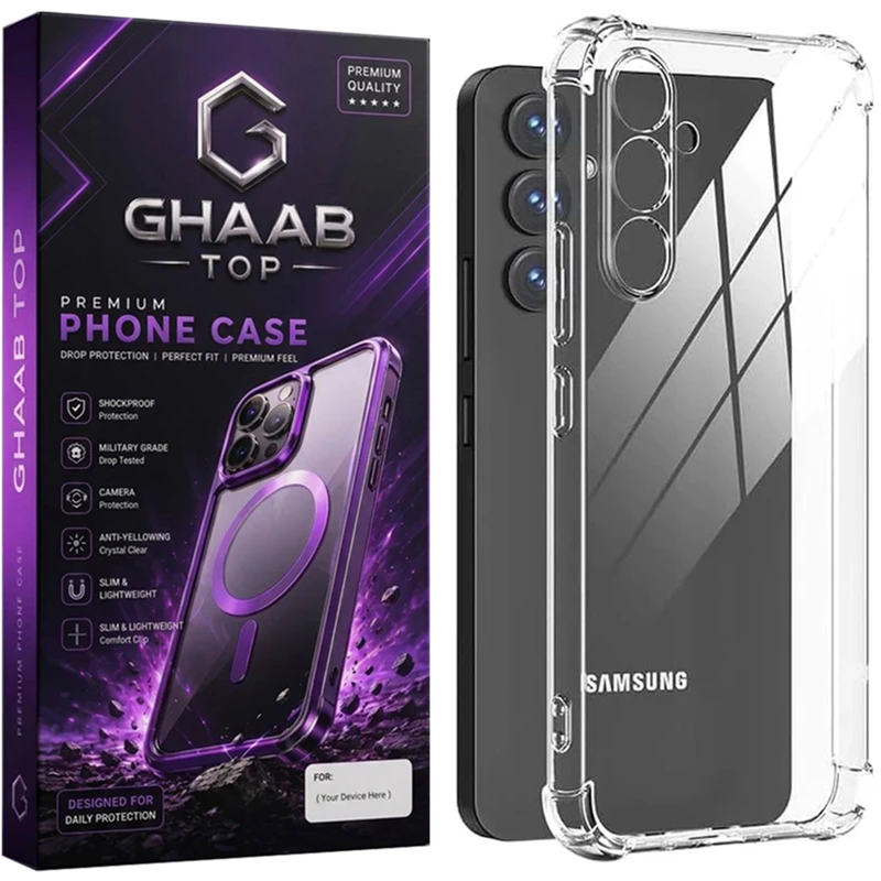 کاور قاب تاپ مدل ژله ای مناسب برای گوشی موبایل سامسونگ Galaxy A26 / A17 