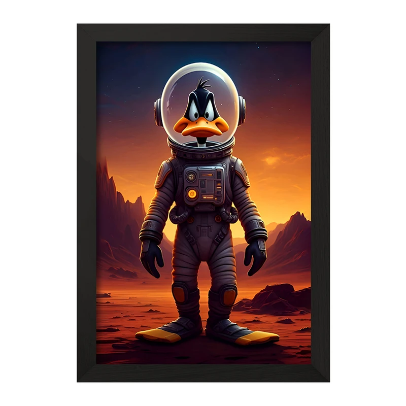 تابلو خندالو مدل دافی داک (Daffy Duck) کد F11747