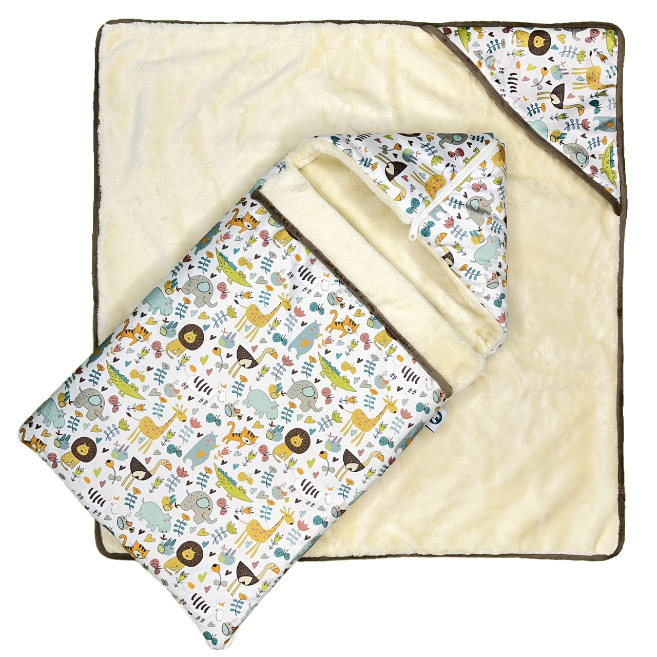 سرویس خواب نوزاد طرح فیل مجموعه 2 عددی