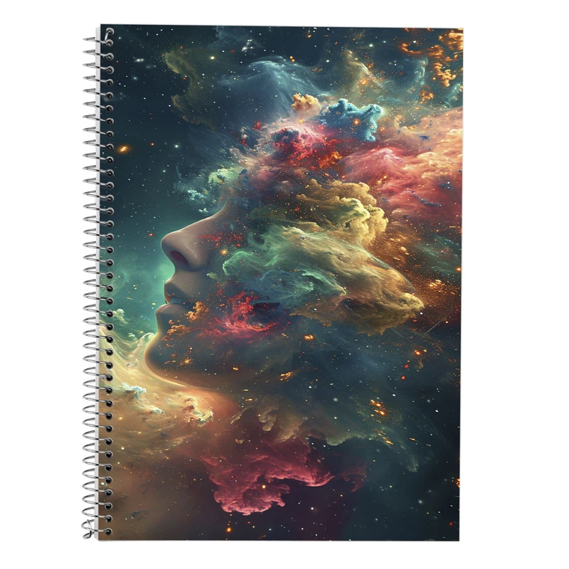 دفتر زبان 50 برگ مدوپد مدل دو خط طرح فانتزی کد DF14474