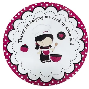 زیر بشقابی مدل دختر سر آشپز کد kh01