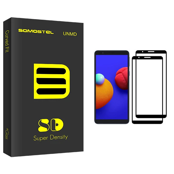 محافظ صفحه نمایش سوماستل مدل SD Glass مناسب برای گوشی موبایل سامسونگ Galaxy A01 Core بسته دو عددی