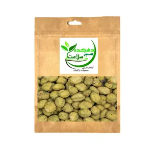 بادام زمینی روکش دار با طعم پیاز و جعفری دهکده سبز سلامت - 500 گرم