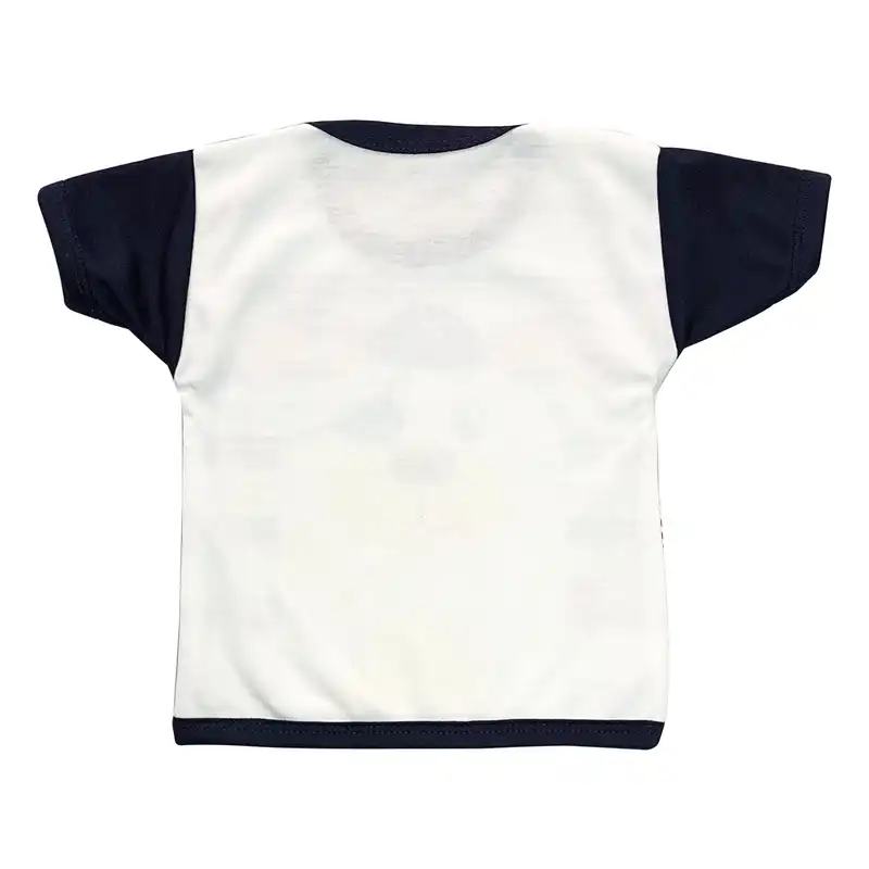 ست تی شرت آستین کوتاه و شلوار نوزادی مدل سگ ملوان کد 064