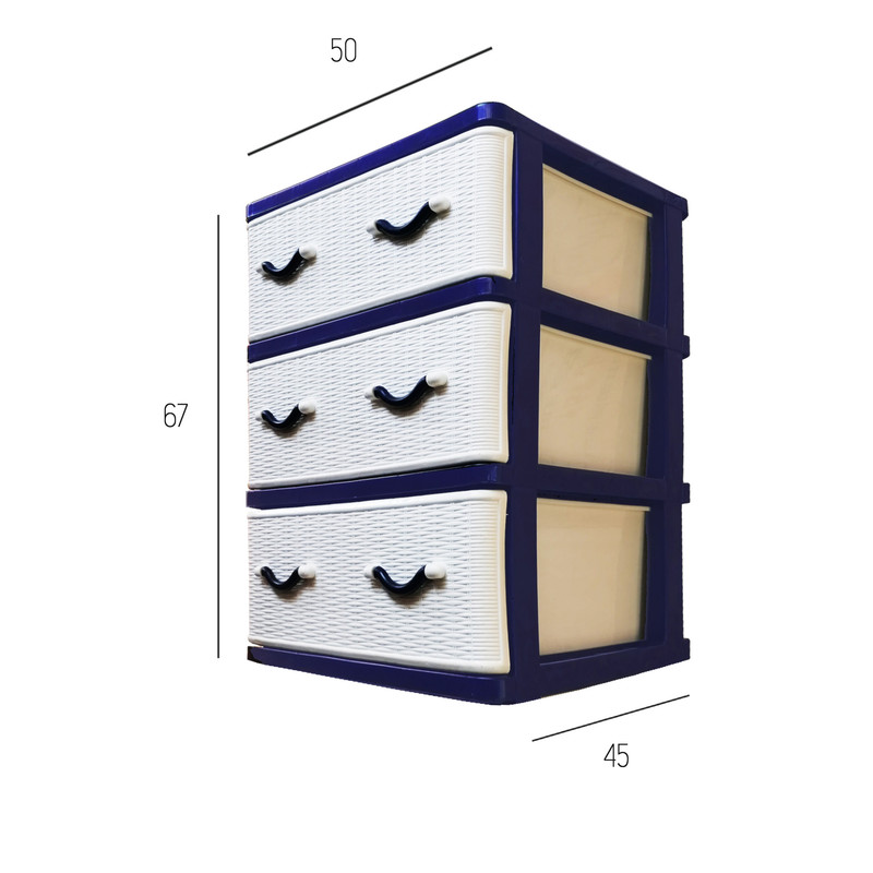 فایل کشویی الوند پلاستیک طرح حصیری کد 403