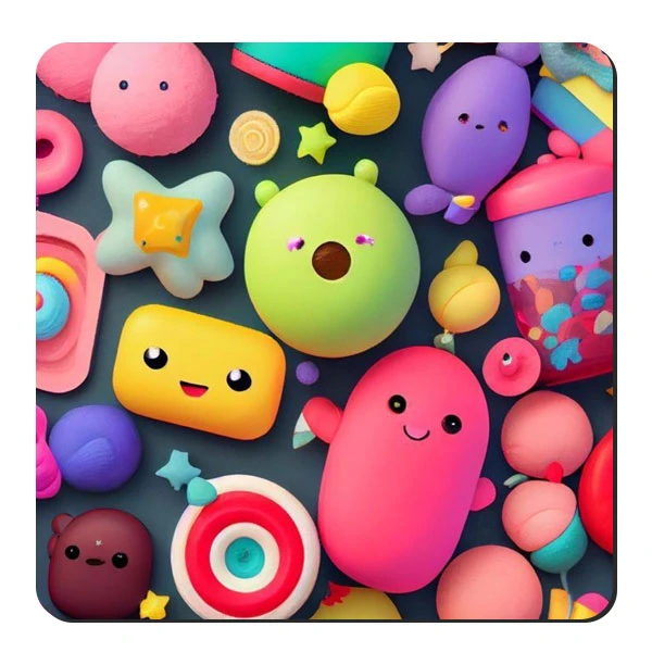  زیر لیوانی طرح فانتزی کد nzl106