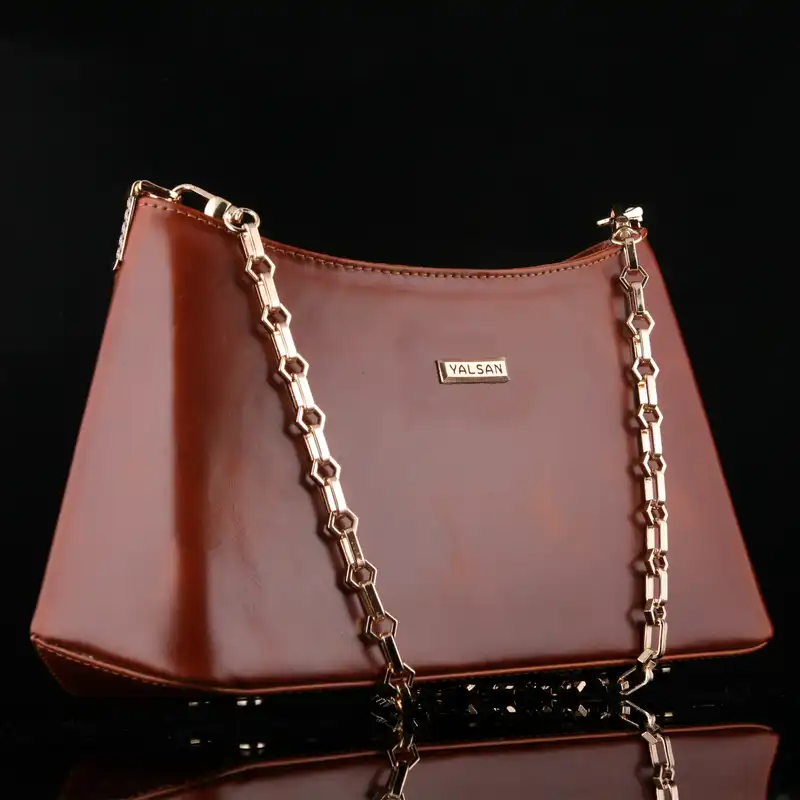 کیف دوشی زنانه چرم یلسان مدل آندیا کد 3-AND-101-GN