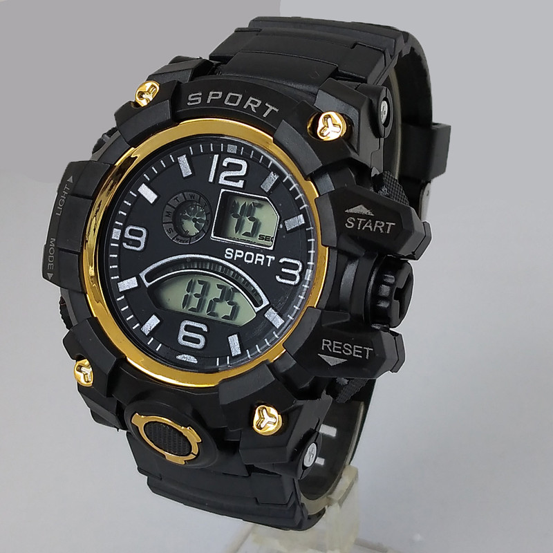 ساعت مچی دیجیتال پسرانه والار مدل اسپرت چراغ دار کرنومتردار ضدآب کد 002