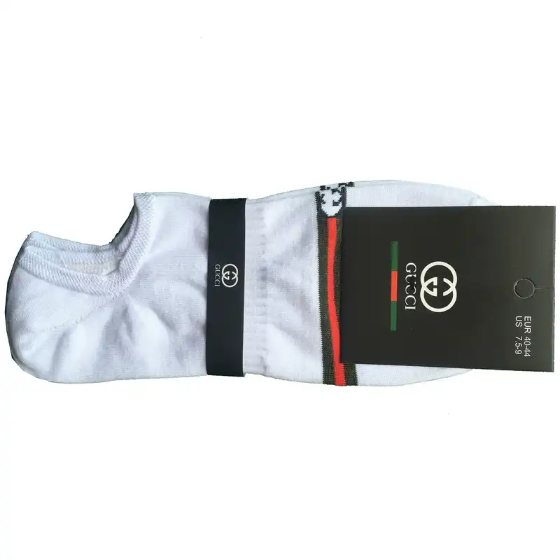 جوراب ورزشی مردانه مدل زیر قوزکی کد GU-WH543 رنگ سفید