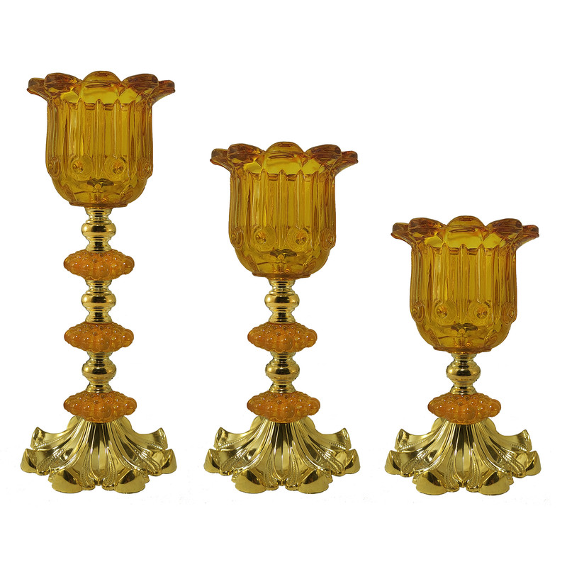 شمعدان مدل رومیزی ریحان کد 001 بسته 3 عددی شمعدان مدل رومیزی ریحان کد 001 بسته 3 عددی