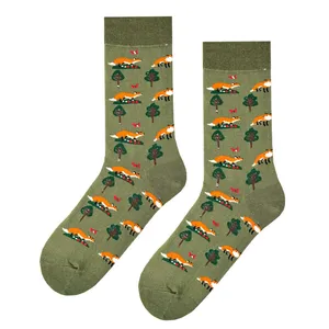 جوراب ساق بلند زنانه ال سون مدل قصه روباه کد PH1085