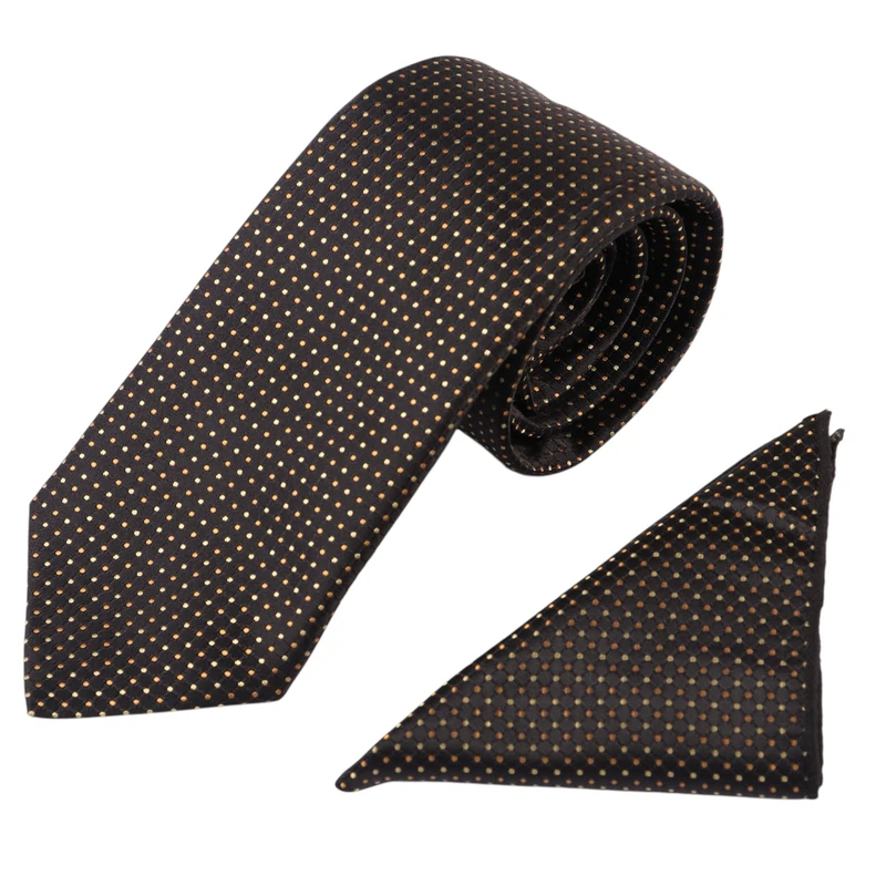 ست کراوات و دستمال جیب مردانه نسن مدل T269