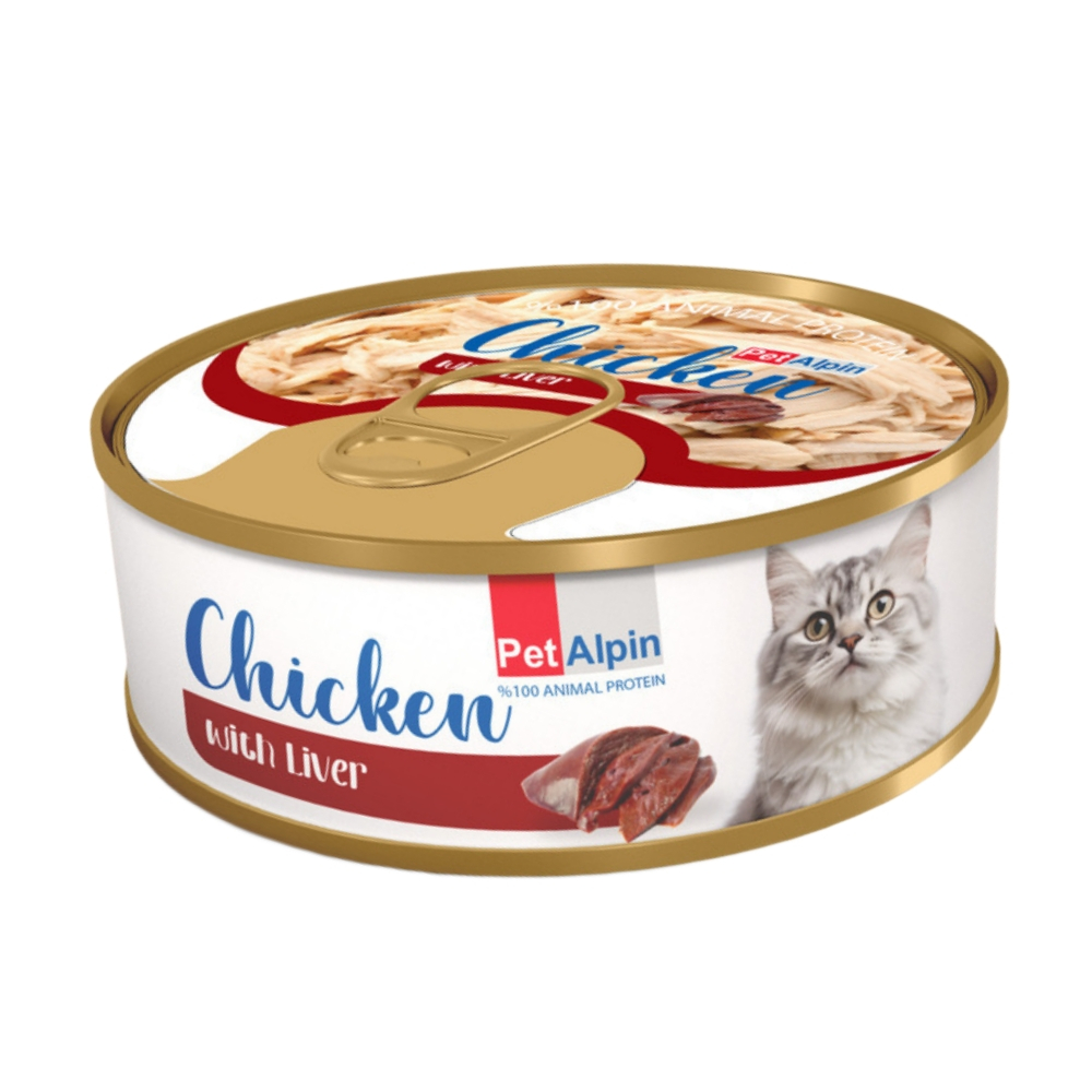 کنسرو گربه پتالپین مدل نچرال طعم جگر وزن 100 گرم