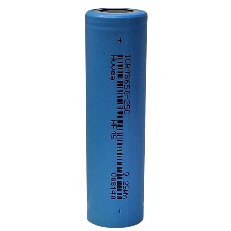 باتری لیتیومی قابل شارژ مدل HP-18650-10C ظرفیت 2500 میلی‌آمپرساعت