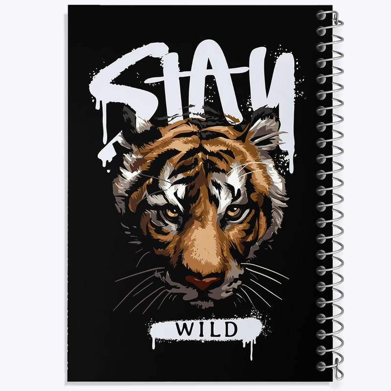 دفتر مشق 50 برگ خندالو طرح ببر کد F1477