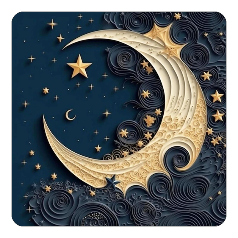 مگنت کاکتی طرح ماه و ستاره مدل mp53041