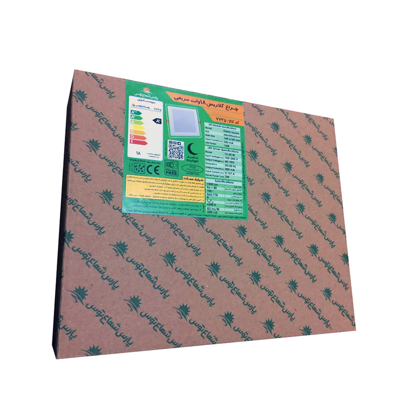 پنل ال ای دی 18 وات پارس شعاع توس مدل GLARIS