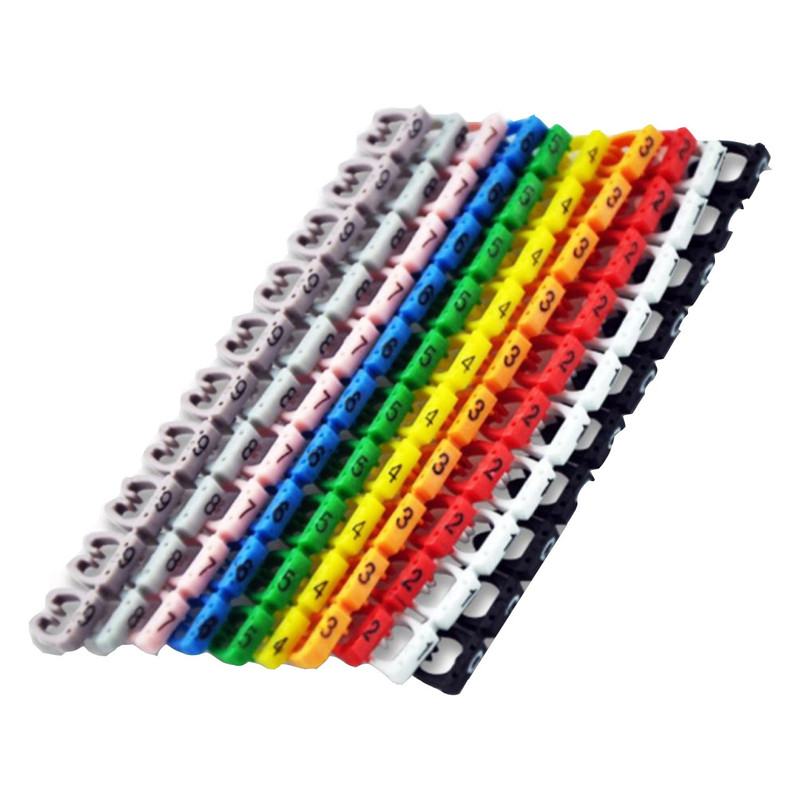 تگ شماره دار کابل شبکه مدل NTN  بسته 100 عددی