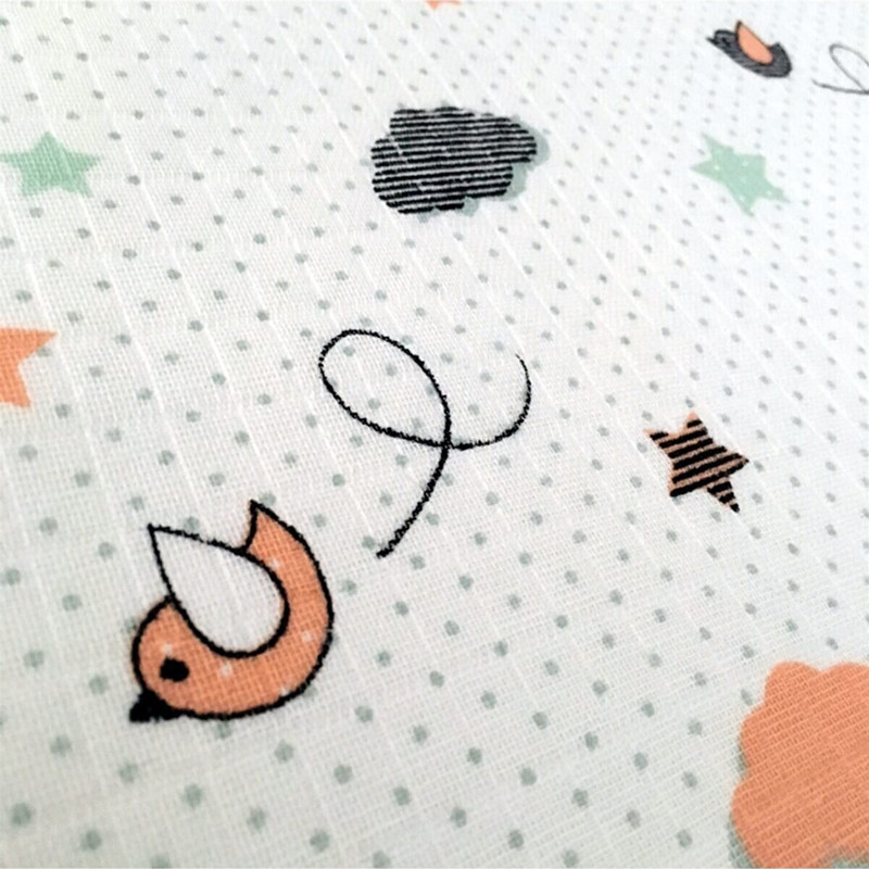 ملحفه کودک ویپو مدل Happy Birds سایز 80x75 سانتی متر