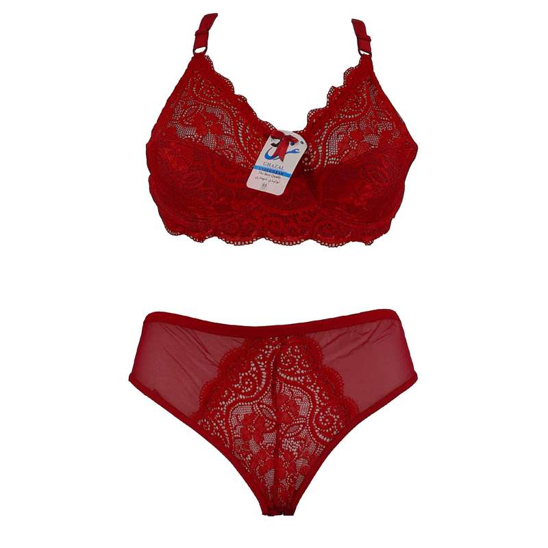 ست شورت و سوتین زنانه غزل مدل دانتل کد 186