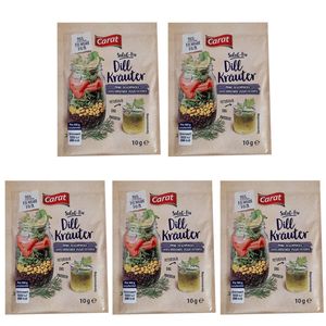 چاشنی سس سالاد کارات مدل Dill Kräuter وزن 10 گرم بسته 5 عددی 