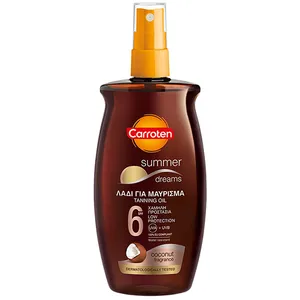 روغن برنز کننده کروتن مدل tanining oil spf6 حجم 200 میلی لیتر