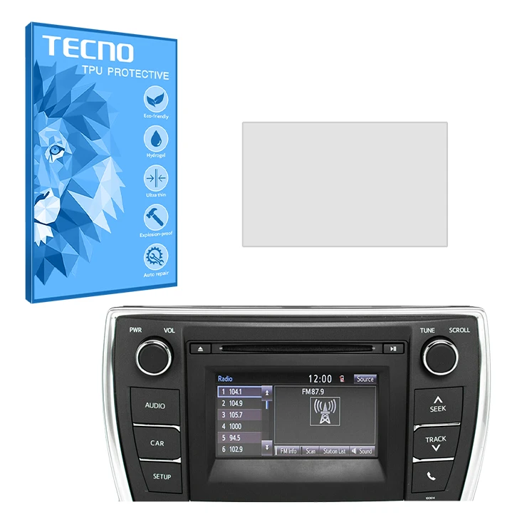 محافظ مانیتور شفاف تکنو مدل Fabric مناسب برای تویوتا کمری هیبرید ال ایکس