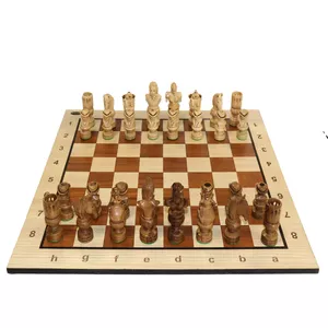صفحه و مهره شطرنج مدل فرانسوی کد B