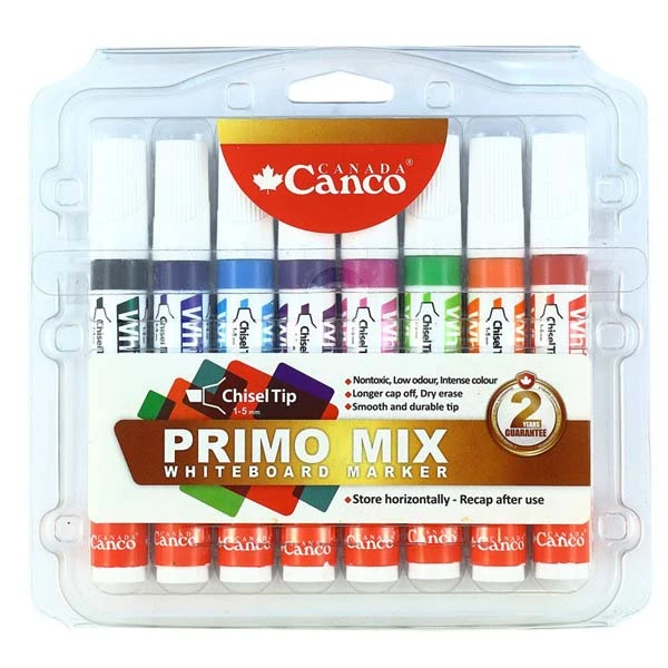 ماژیک وایت برد کنکو مدل Primo Mix کد 140960 بسته 8 عددی