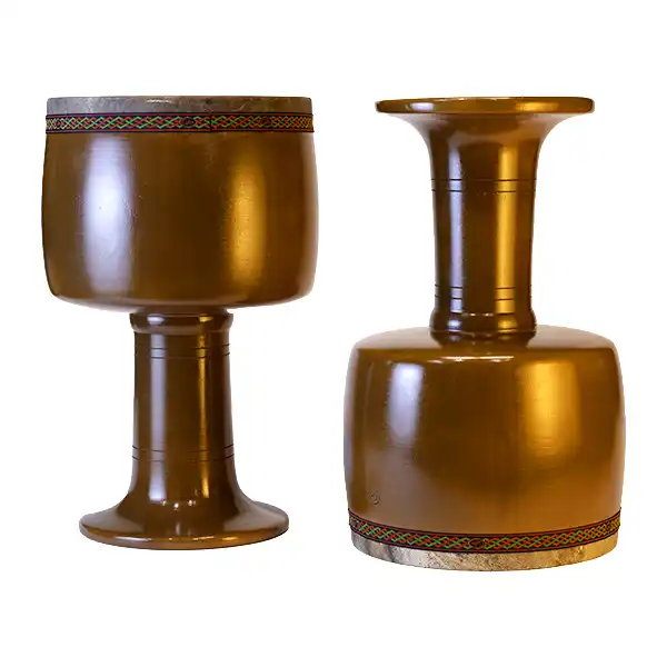 تنبک حلمی مدل ترکه ای پوست شتر