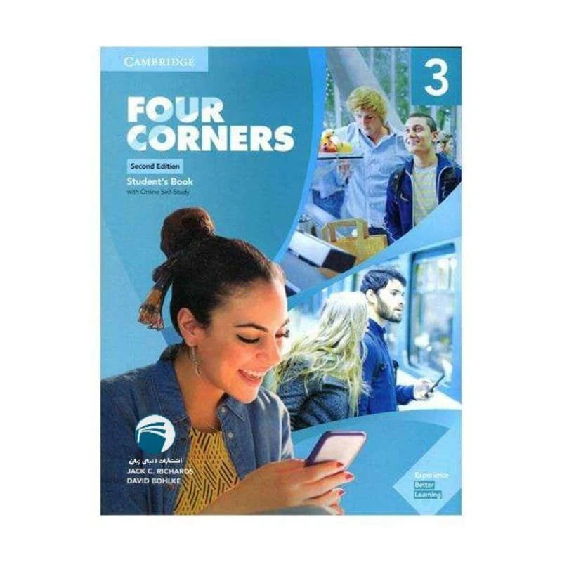 کتاب Four Corners 3 Second Edition اثر Jack C. Richards Jack and Richard. David Bohlke انتشارات دنیای زبان
