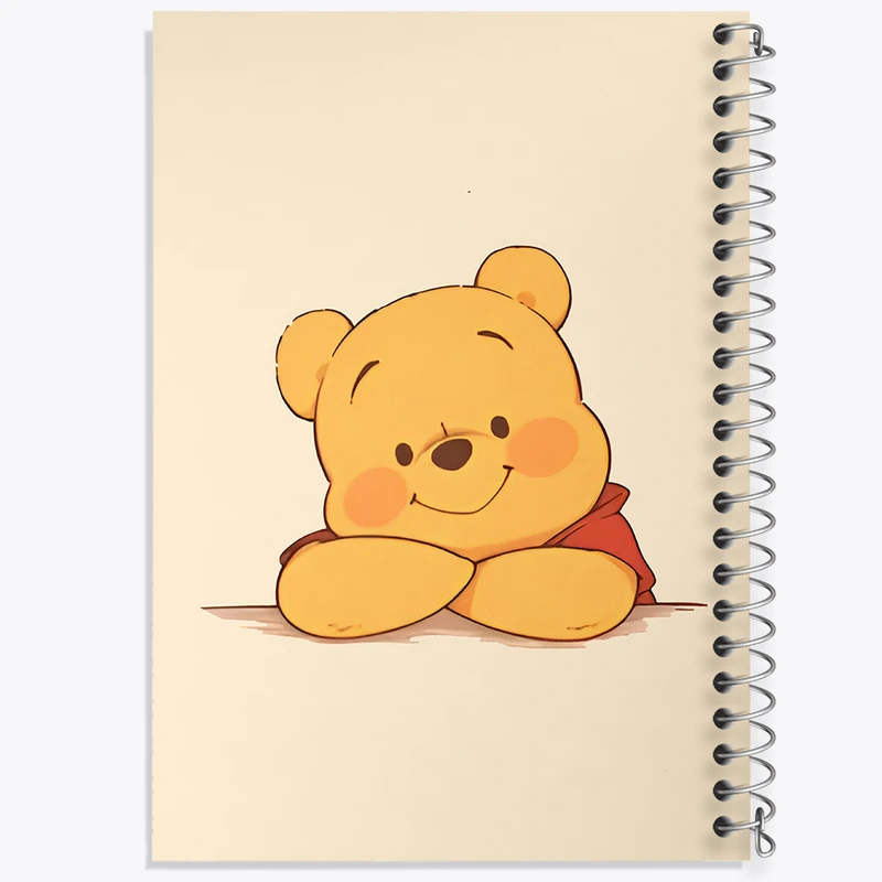 دفتر مشق 100 برگ خندالو طرح خرس پو کد N5606