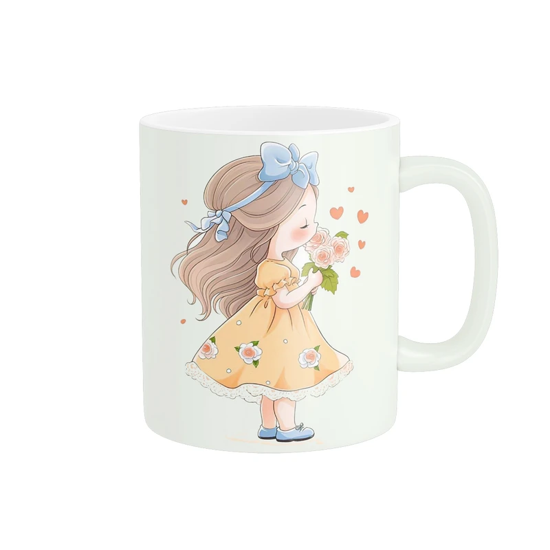 ماگ پاد آفرین طرح دخترک کد 3007