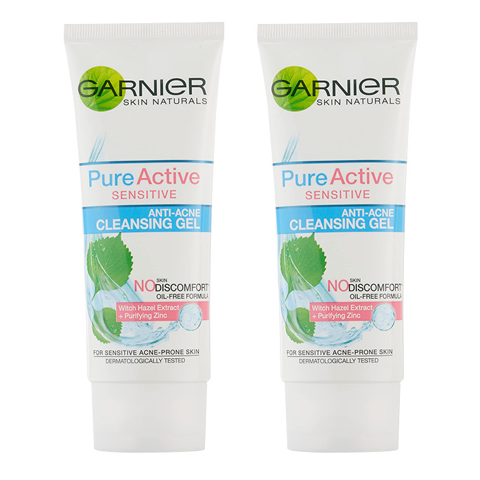 ژل شستشو صورت گارنیه مدل Pure Active حجم 100 میلی لیتر