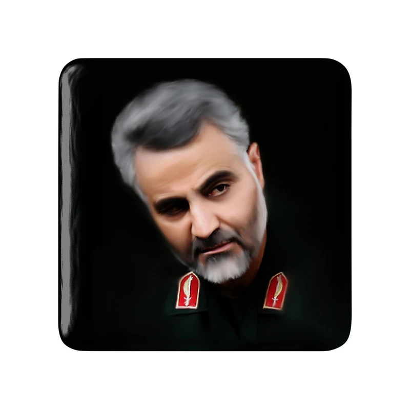 مگنت خندالو طرح سردار قاسم سلیمانی کد 2619
