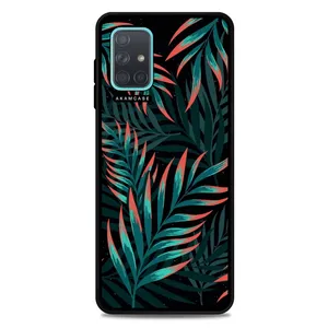 AKAM AMC-WSGA71-LEAVES-25 Cover For Samsung Galaxy A71