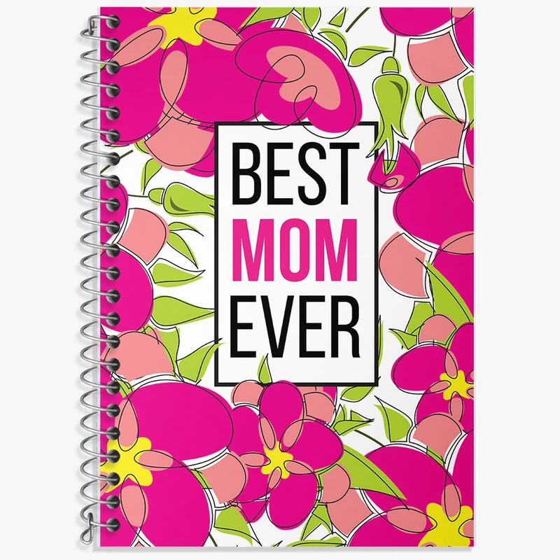 دفتر لغت 50 برگ خندالو طرح Best Mom Ever کد N496