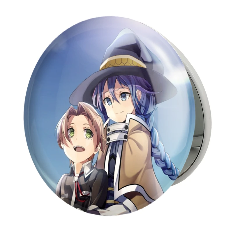 آینه جیبی خندالو طرح روکسی و رودئوس انیمه موشوکو تنسی مدل تاشو کد 24107 