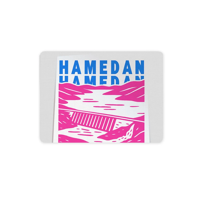 ماوس پد ترمه طراحان ایده مدل نماد سد اکباتان همدان کد map0037 سایز 19*28 سانتی متر