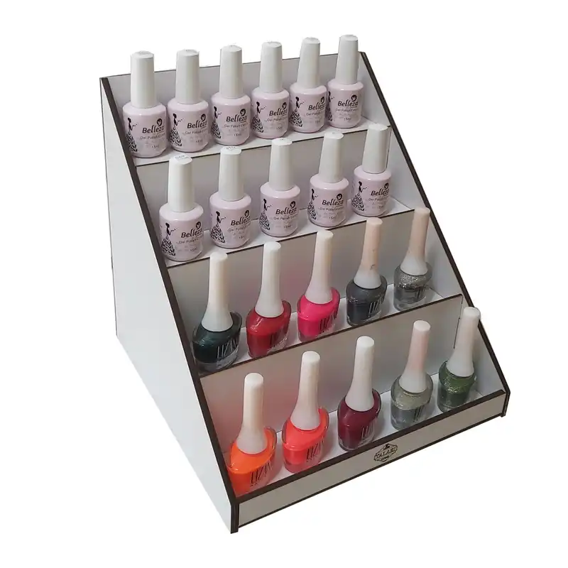 استند لاک ناخن لوکس طلائی مدل NS03