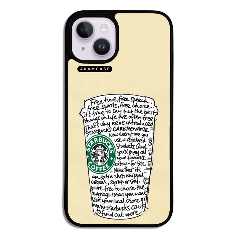 کاور آکام مدل AMCWA14-STARBUCKS14 مناسب برای گوشی موبایل اپل iPhone 14  