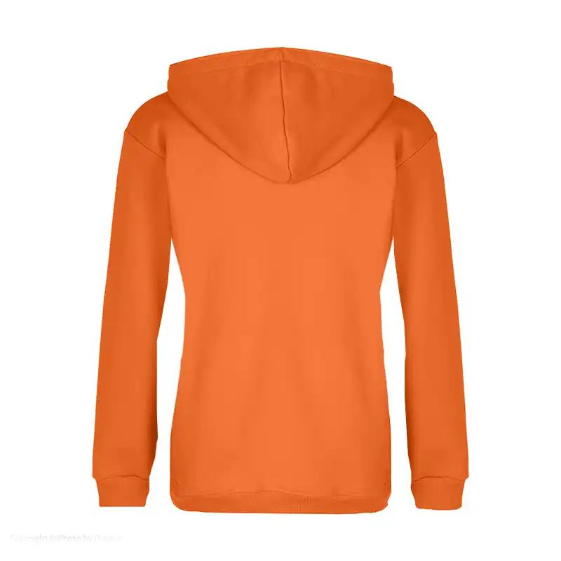 هودی زنانه مالدینی مدل W-Hoodi 105 رنگ نارنجی