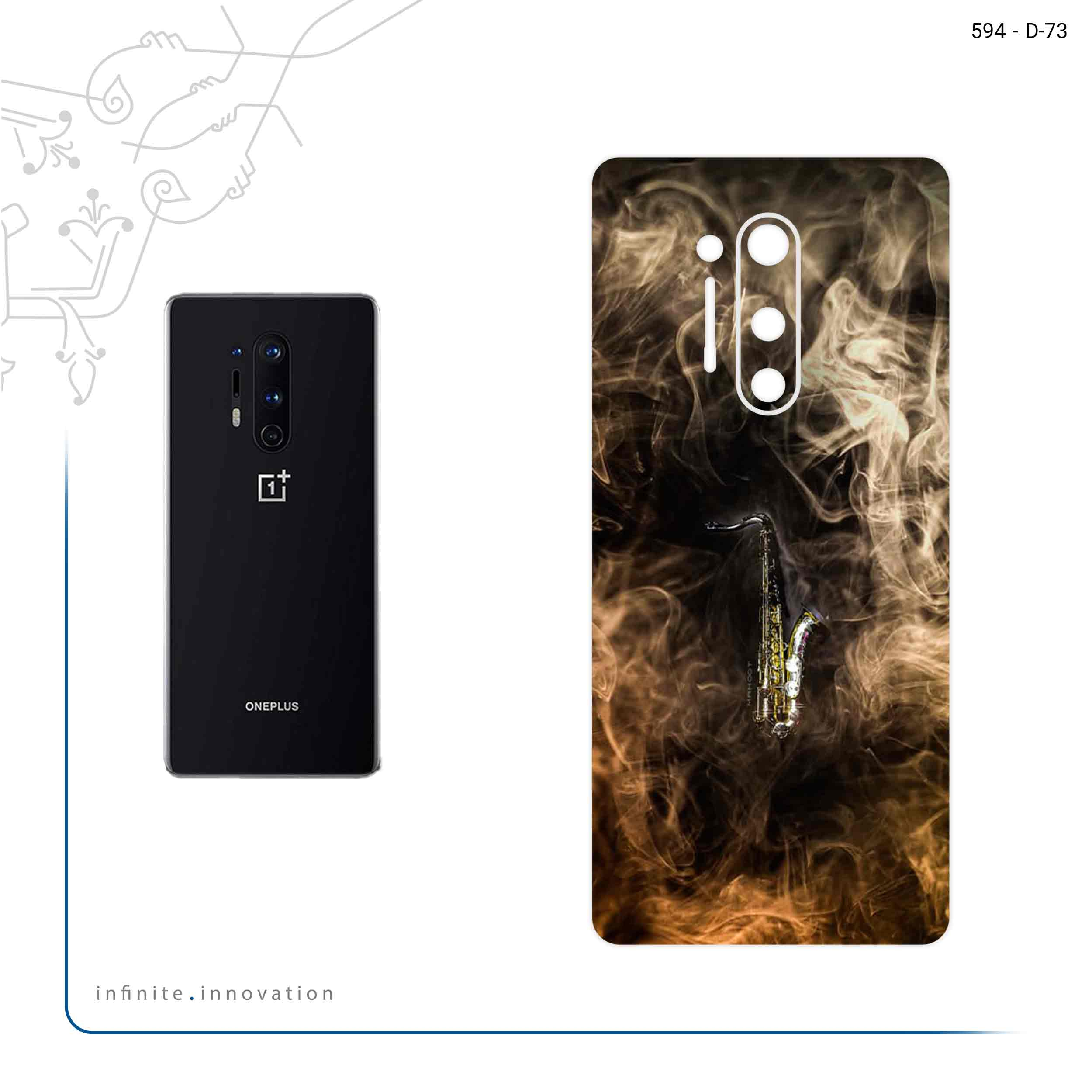 برچسب پوششی ماهوت مدل Saxophone مناسب برای گوشی موبایل وان پلاس 8 Pro