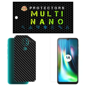 Multi Nano X-SFC Screen Protector For Motorola Moto G9 with back skin