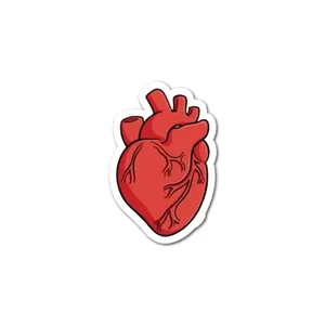 استیکر لپ تاپ و موبایل مدل قلب