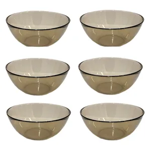 پیاله پاشاباغچه مدل workshop bronze کد 10341 بسته شش عددی 