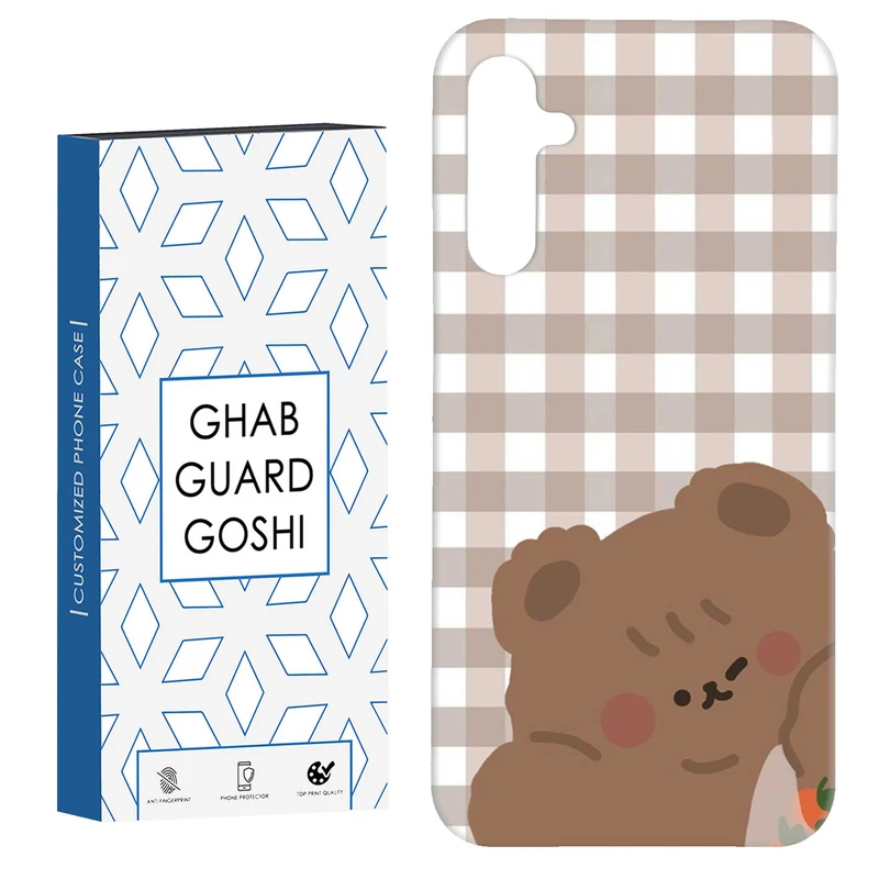 کاور قاب گارد گوشی طرح خرس کد Dimo-398 مناسب برای گوشی موبایل سامسونگ Galaxy A54